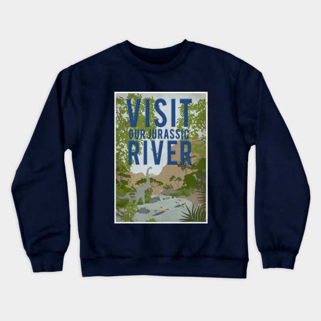 Visit our Jurassic River Crewneck Sweatshirt by JorisLAQ